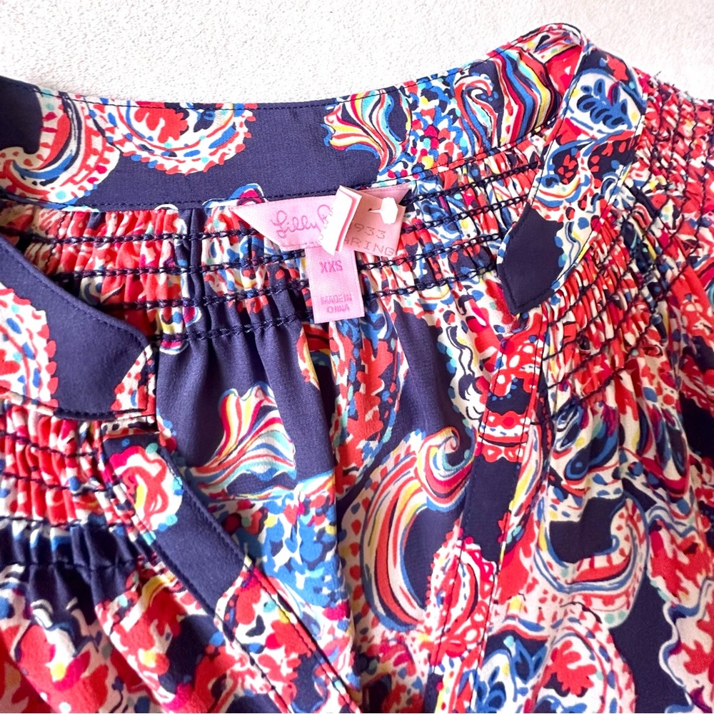 🤍Lilly Pulitzer Elsa Top/Blouse - Picture 5 of 5